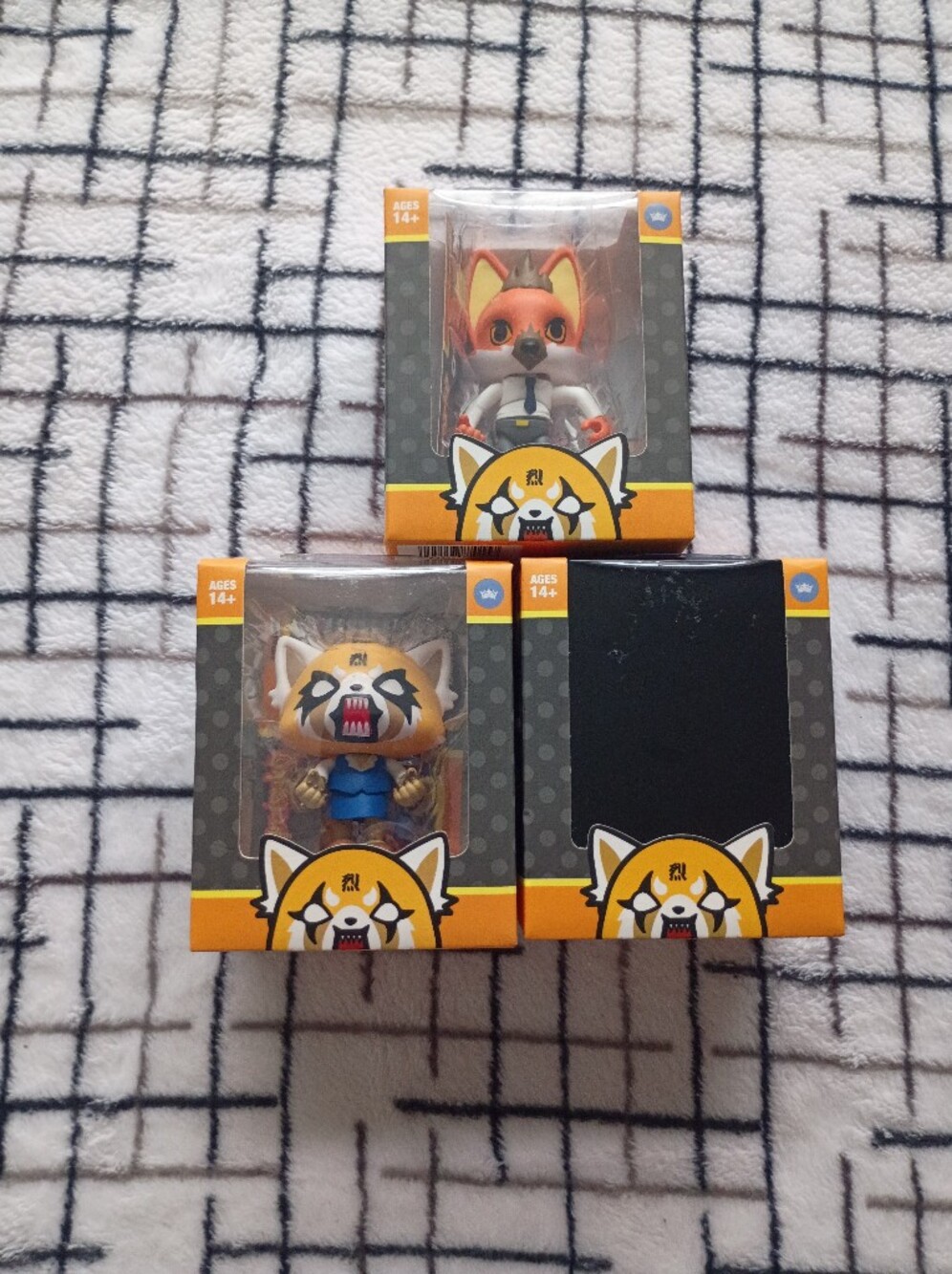 2019 Sanrio Aggretsuko Vinyl Figure Lot of 3 -1 Mystery Figure SEALED